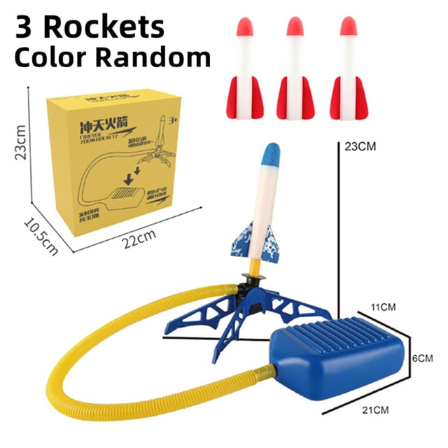 Children Outdoor Air Rocket Foot Launcher