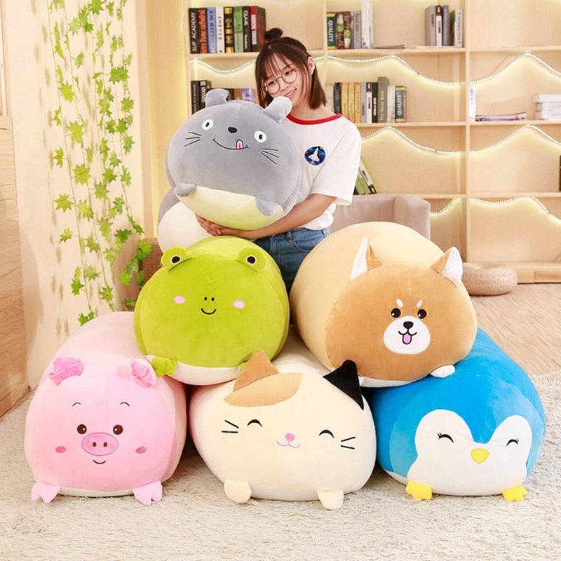 Soft Plush Cartoon Animal Pillow