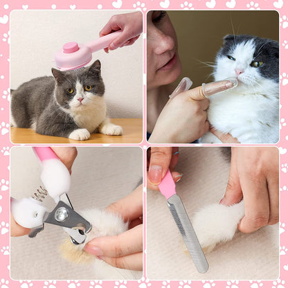 Pet Hair Brush Set