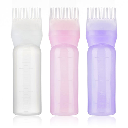 Plastic Hair Dye Refillable Bottle